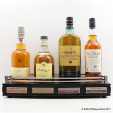 CLASSIC MALTS GLENKINCHIE 12  TALISKER 10  SINGLETON OF DUFFTOWN 12  DALWHINNIE 15 AND PLINTH