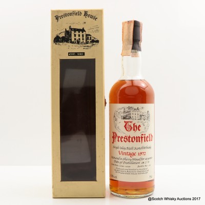 Bowmore 1972 16 Year Old Prestonfield 75cl