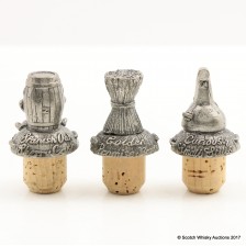 MACALLAN PEWTER BOTTLE STOPS X 3