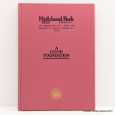 Highland Park A Good Foundation Book
