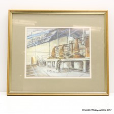 FRAMED COPPER STILL PRINT