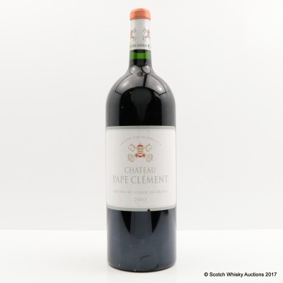 Chateau Pape Clement 2003 Pessac Leognan Grand Cru Classe 1.5L