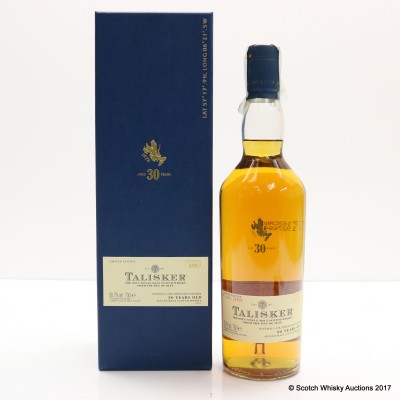 Talisker 30 Year Old 2007 Release