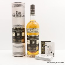 LAPHROAIG 1998 18 YEAR OLD QUEEN OF THE HEBRIDES OLD PARTICULAR WITH DECK OF CARDS