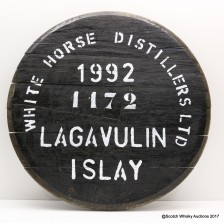 Lagavulin Decorative Cask End