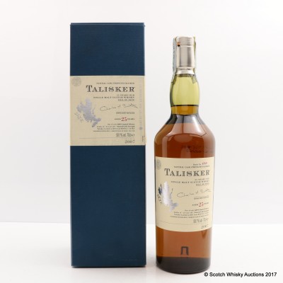 Talisker 25 Year Old 2007 Release