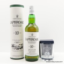Laphroaig 10 Hms Vanguard With Glass