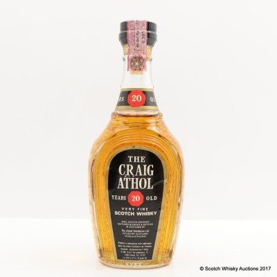 Craig Athol 20 Years Old 75cl