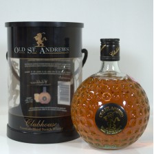 OLD ST ANDREW S GOLF BALL DECANTER IN CASE