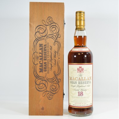 Macallan 1980 18 Year Old Gran Reserva