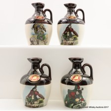 RUTHERFORD S CERAMICS MONTROSE DECANTERS X 4