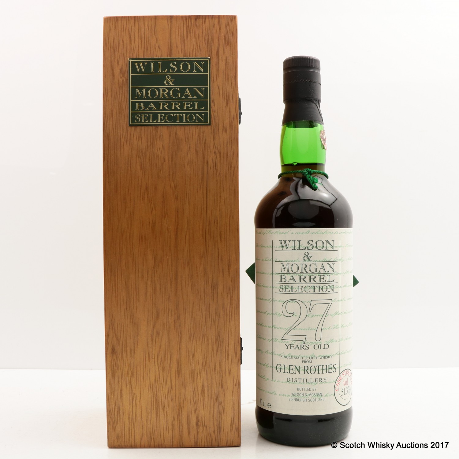 Glenrothes 1966 27 Year Old Wilson & The 74th Auction Scotch