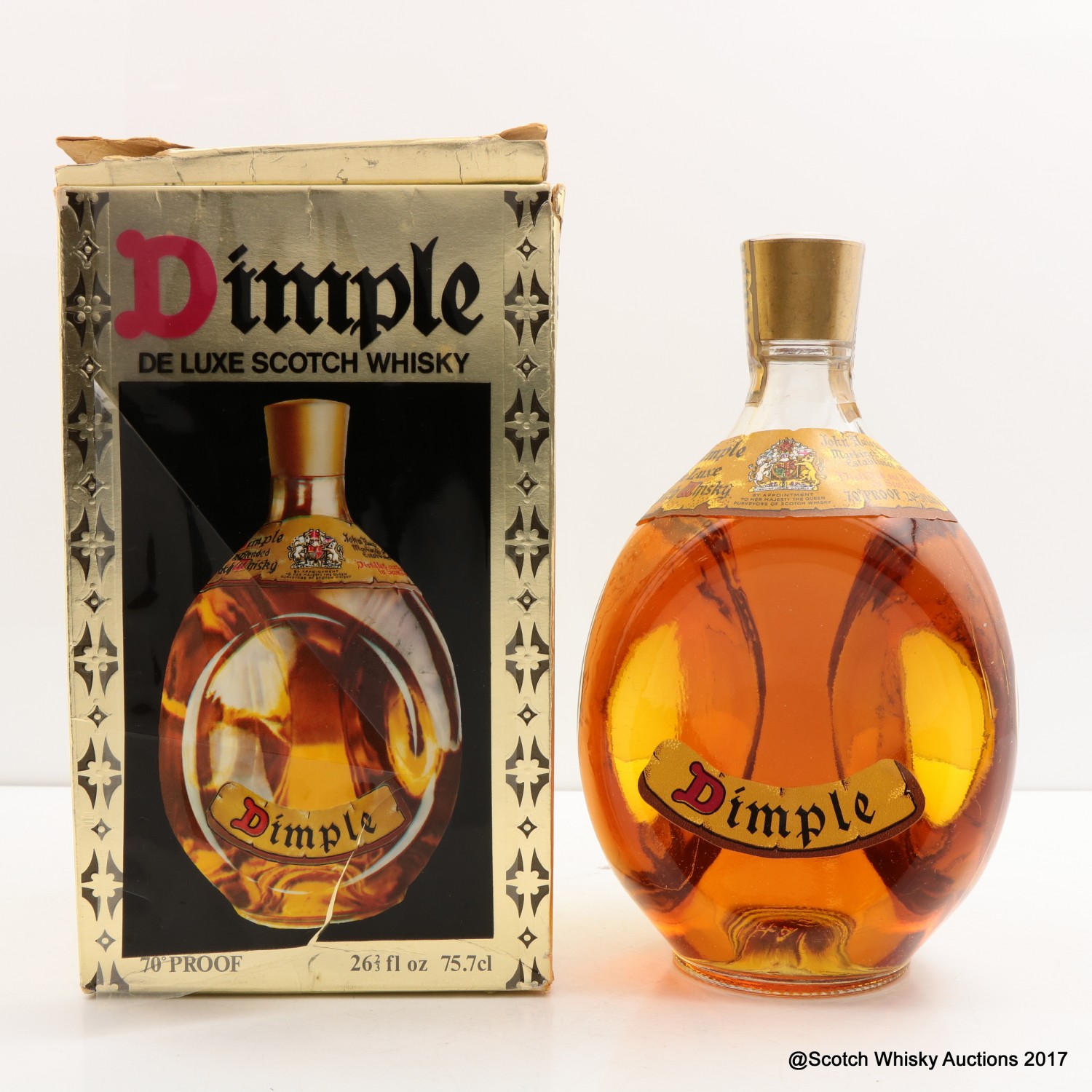 Dimple DeLuxe 26 2/3 FL OZ The 74th Auction Scotch Whisky Auctions