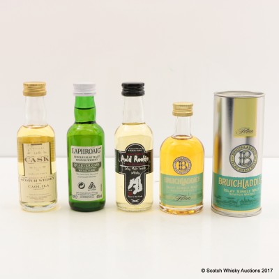 Assorted Minis 4 x 5cl Including Caol Ila 1981 Gordon & Macphail