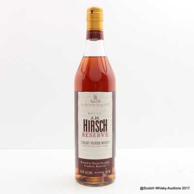 A.H. Hirsch Reserve 1974 16 Year Old Bourbon