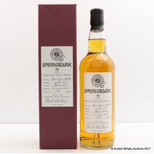 Springbank 1997 9 Rum Society Bottling