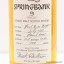 Springbank 1997 9 Year Old Rum Society Bottling