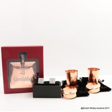 Glenfiddich Copper Hip Flask Cufflinks And Collapsible Cups