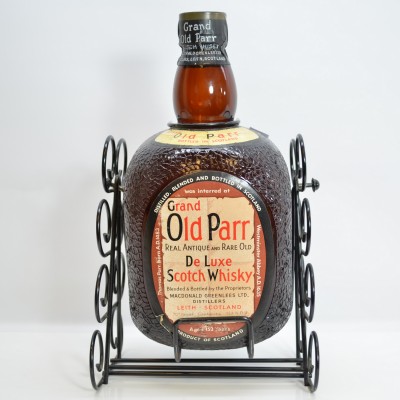 Grand Old Parr 133 & 1/3rd fl oz 70° Proof In Cradle