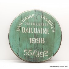 Dailuaine Talisker 1998 Decorative Cask End