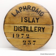 Laphroaig Decorative Cask End