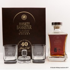 Hankey Bannister 40 Decanter With Glasses X 2