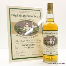 BOWMORE 1982 26 YEAR OLD HIGHLANDER INN