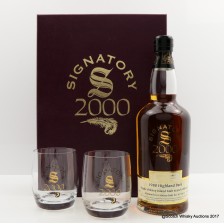 Highland Park 1988 10 Signatory Millennium Edition 2 Glasses