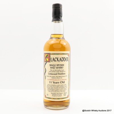 Linkwood 1989 11 Year Old Blackadder 75cl