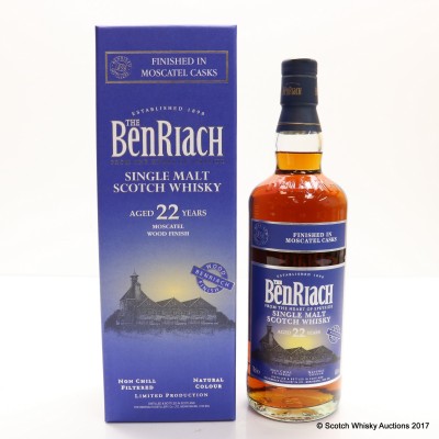 BenRiach 22 Year Old Moscatel Finish