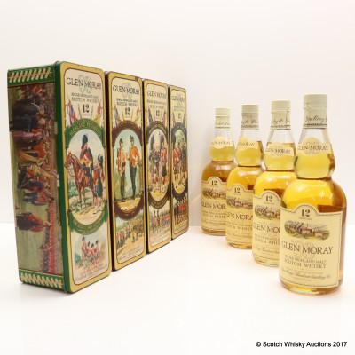 Glen Moray Highland Regiments Set 4 x 70cl