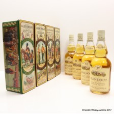GLEN MORAY HIGHLAND REGIMENTS SET 4 X 70CL