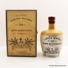 DEW OF BEN NEVIS 20 YEAR OLD BLEND DECANTER 75CL