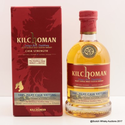 Kilchoman 100% Islay Cask Vatting For The Distillery Shop