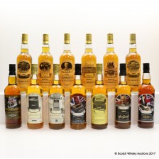 ASSORTED SINGLE MALTS FOR JIM MARSHALL X 13