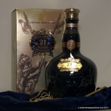 Chivas Royal Salute 21 Year Old The Sapphire Flagon British Royal Traditions Special Edition