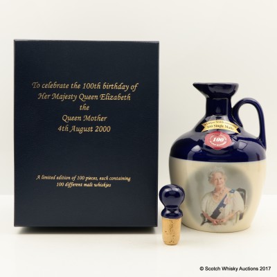 Rutherford's Ceramic 100th Birthday Of The Queen Mother