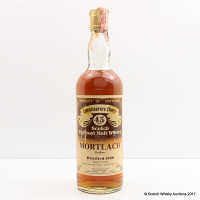 Mortlach 1936 45 Year Old Connoisseurs Choice 75cl