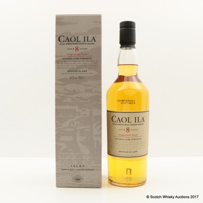 Caol Ila 8 Year Old Unpeated 2008 Release