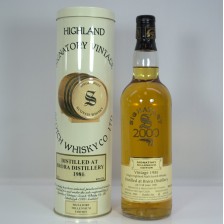 BRORA 1981 SIGNATORY MILLENIUM EDITION IN TIN