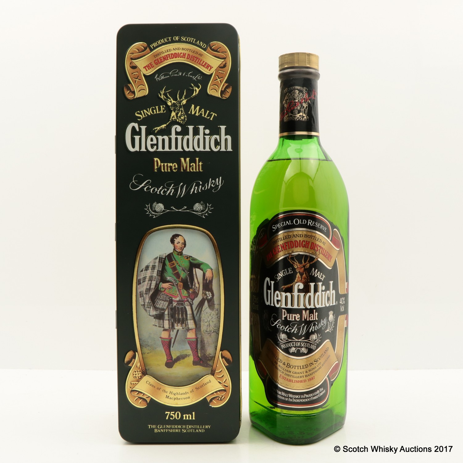 Glenfiddich Clans Of The Highlands Of Scotland Clan Macpherson 75cl