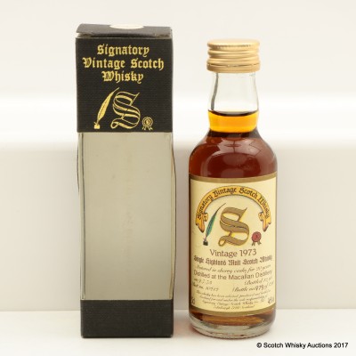 Macallan 1973 20 Year Old Signatory Mini 5cl