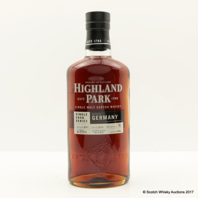 Highland Park 2003 12 Year Old For Germany Single Cask #5886