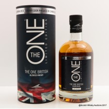THE ONE BRITISH BLENDED WHISKY LAKES DISTILLERY 2015 LIMITED EDITION SHERRY CASK FINISH
