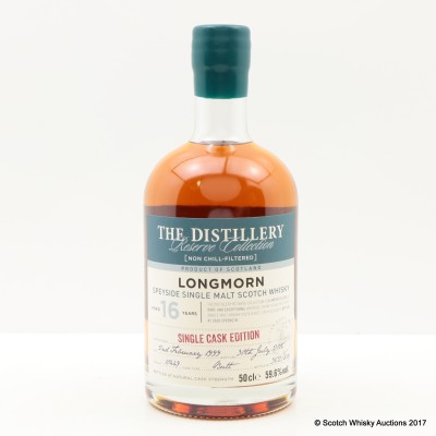 Longmorn 1999 16 Year Old Distillery Reserve Collection 50cl