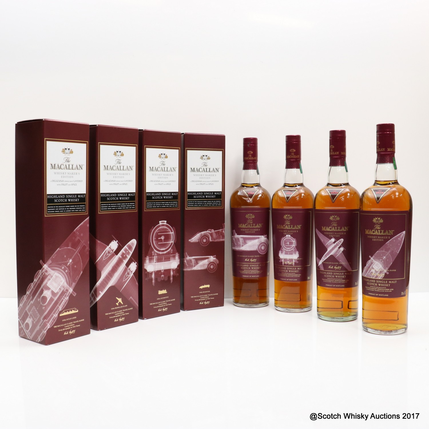 Macallan Whisky Maker's Edition Nick Veasey XRay Classic Travel Range