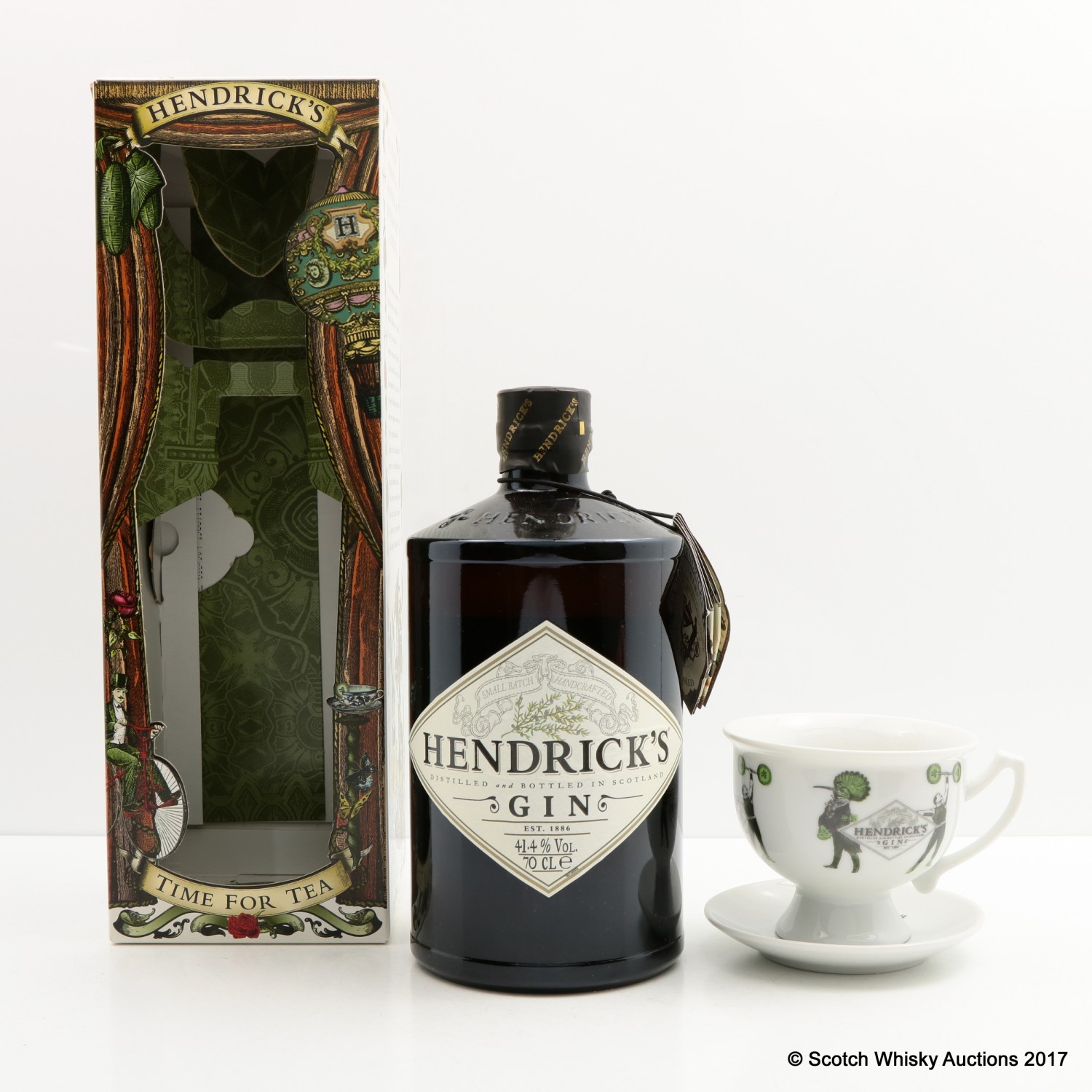 Hendrick's Gin With Tea Cup The 77th Auction Scotch Whisky Auctions