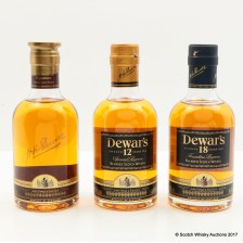 DEWAR S SIGNATURE  12 YEAR OLD   18 YEAR OLD 3 X 20CL