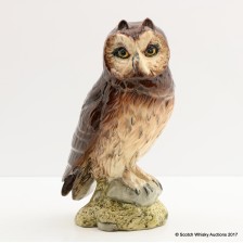 WHYTE MACKAY SHORT EARED OWL CERAMIC DECANTER 20CL