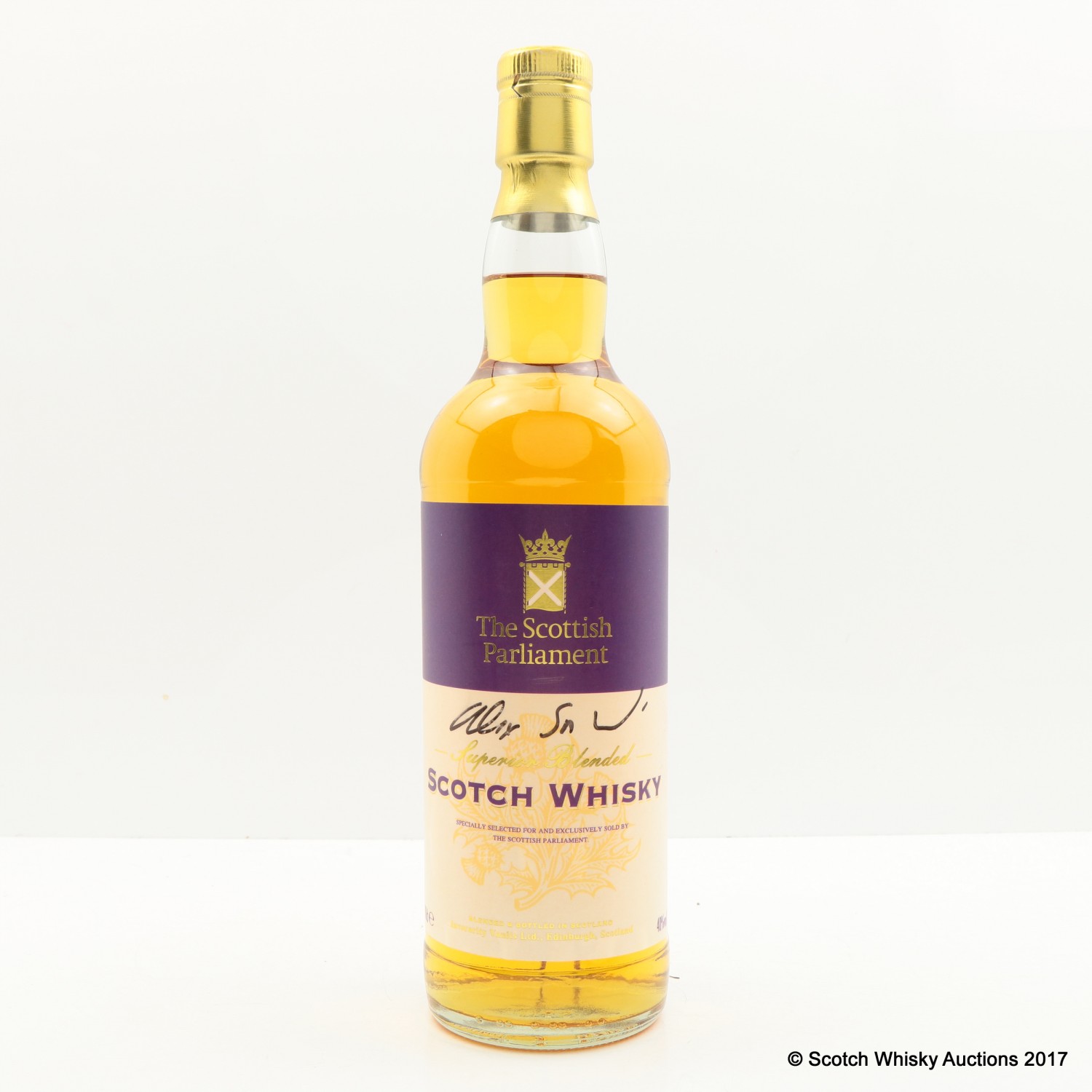 Scottish Parliament Blend The 77th Auction Scotch Whisky Auctions
